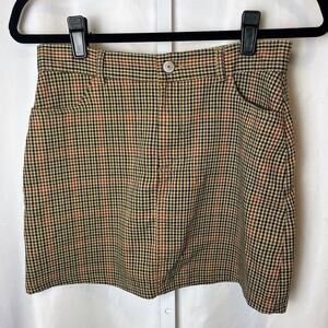John Galt Brandy Melville Plaid Mini Skirt S Y2K 90s Schoolgirl Academia Preppy